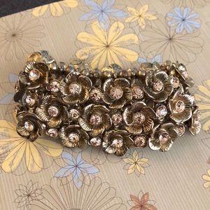 Gold/Rose Gold Colored Bangle Bracelet